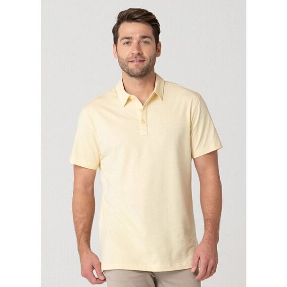 NWT Swet Tailor All-In Polo In Light Yellow Size XL - Picture 1 of 5